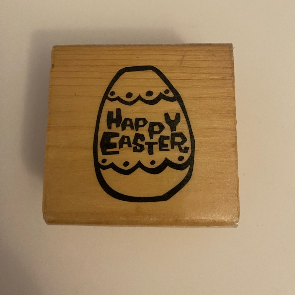Craft Smart Happy Easter rubber stamp